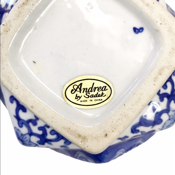 Andrea by Sadek Blue White Porcelain Tea Pot - Picture 13 of 13